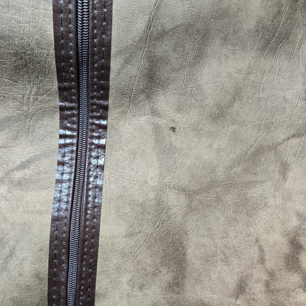Vintage Brown Clothing Garment Hanger Travel Bag